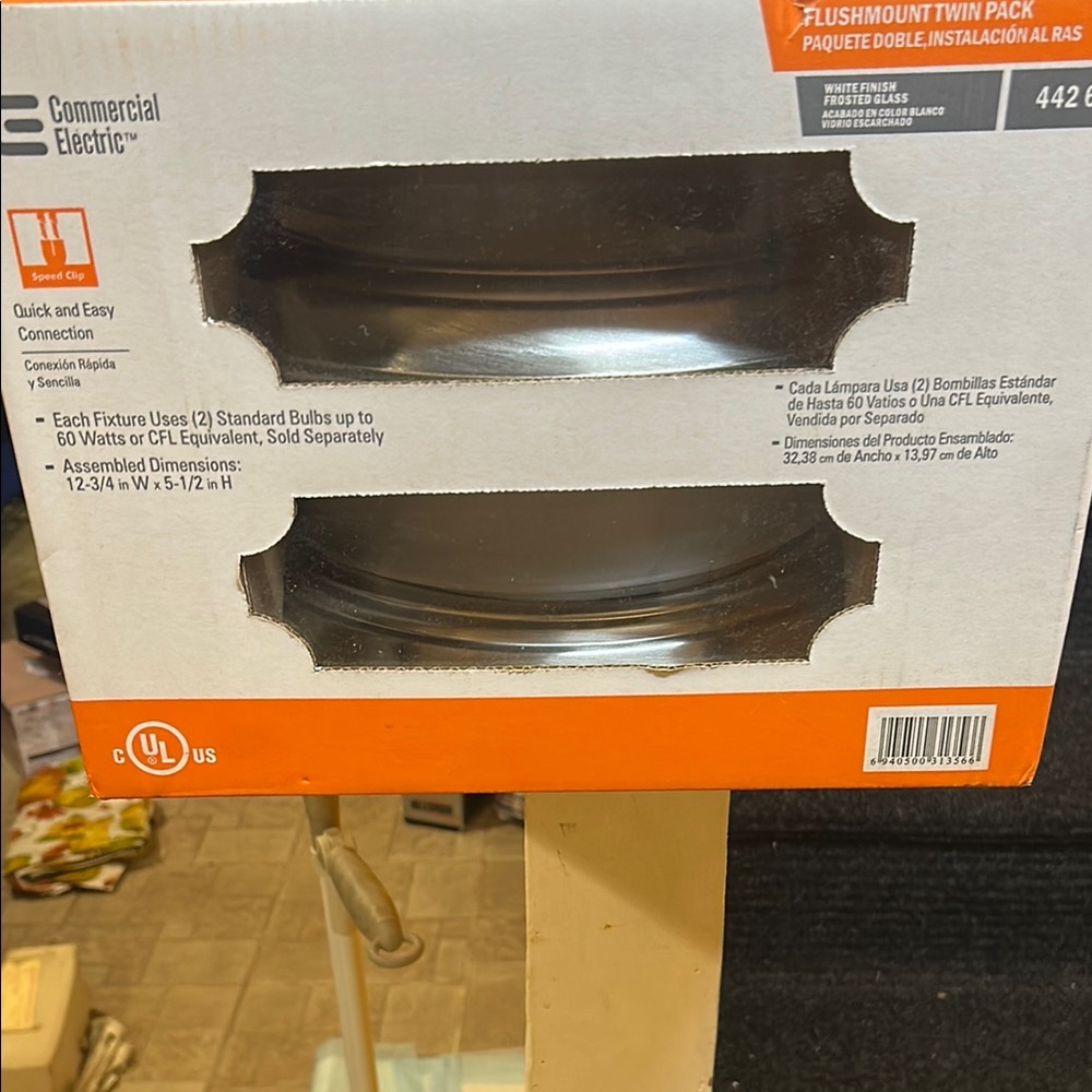 Commercial Electric Flush Mount Light Pack